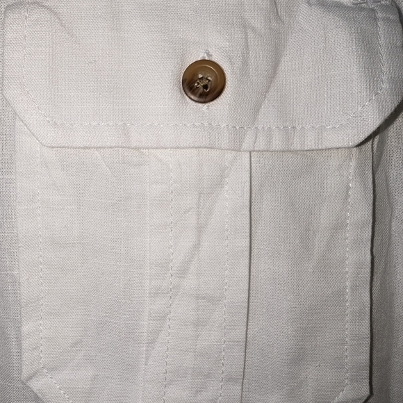 Croft & Barrow White Button down  100% cotton Size L - Picture 2 of 4